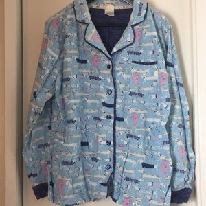 Super soft flannel pajama set, bought from Macy's